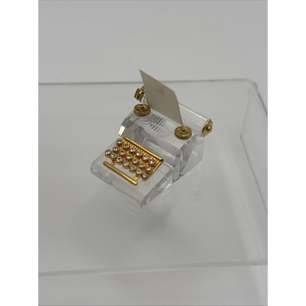 Vtg~Swarovski~Crystal Memories Classics~Mini Typewriter~IOB - Picture 3 of 6